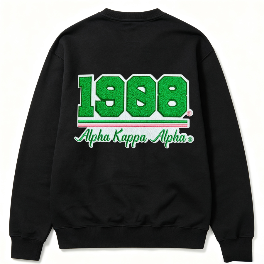 AKA 1908 Chenille Iron On Patches