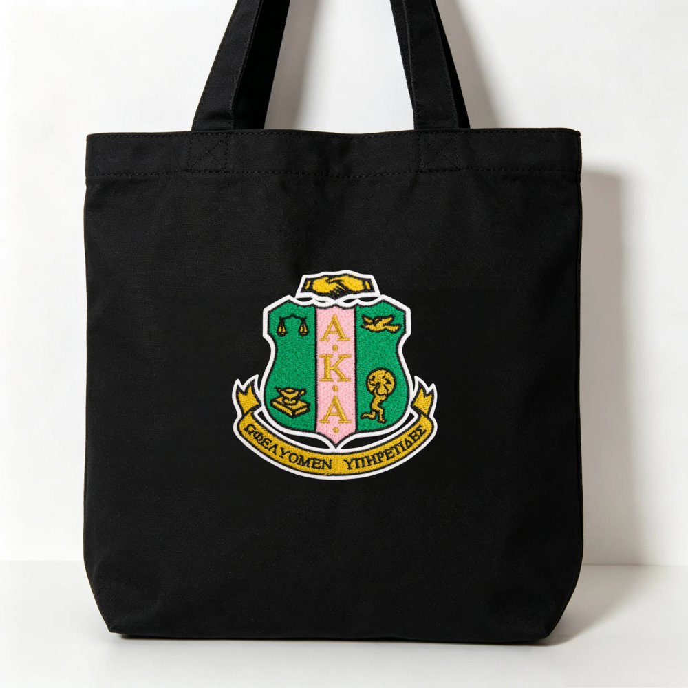 AKA 1908 & HBCU Love Heart Betty Boop Crest Iron On Patches
