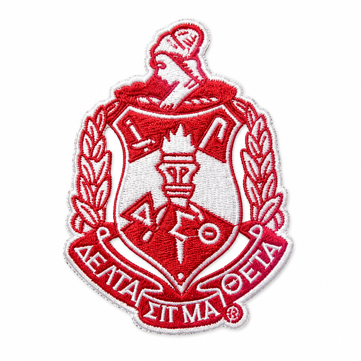Sorority Shield Iron on Embroidered Patches