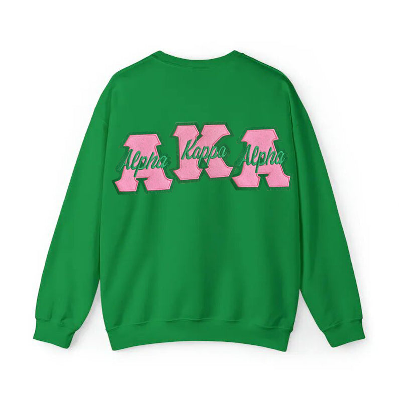 Sepated Greek Letters AKA Sorority Embroidered Iron on Patches