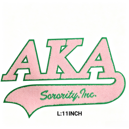Multi style iron on AKA embroidery patches