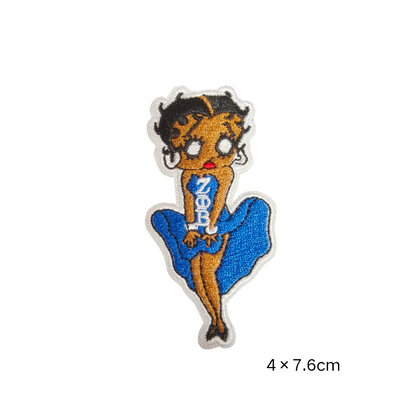 Zeta Phi Beta Finer Womanhood Embroidered Patches Set