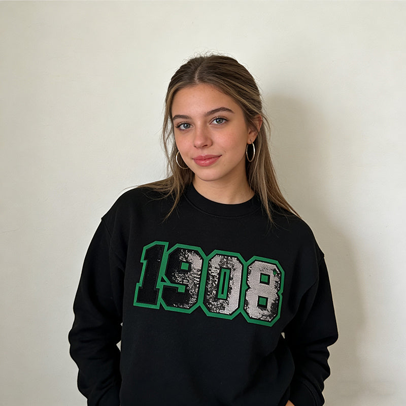 1908 Ivy Sorority Sequined Embroiered Iron on Patches