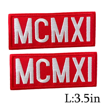 Small Kappa Psi Phi Embroidered Iron Patches Set