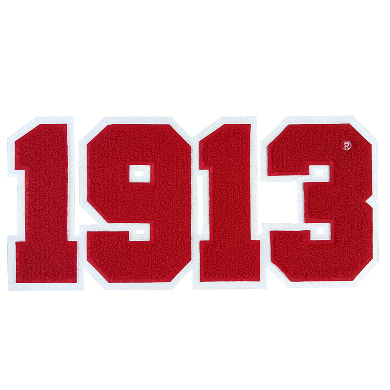 Delta Sorority Number 1913 Iron on Patches