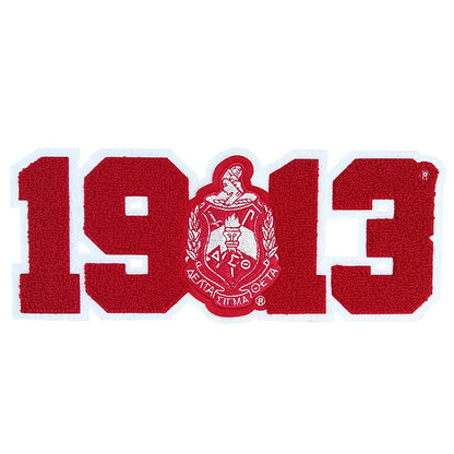 Delta Sorority Number 1913 Iron on Patches