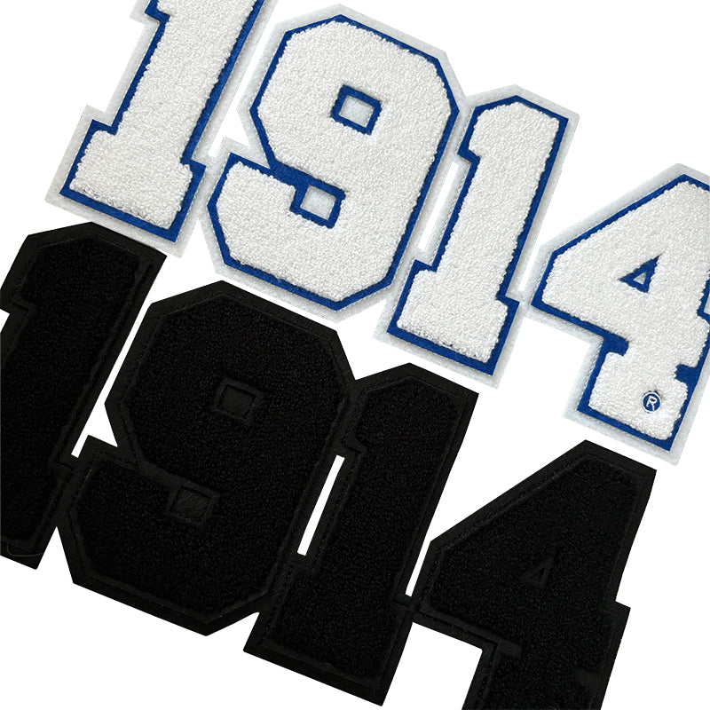 Iron on 1914 Sigma Fraternity Chneille Patch Sets