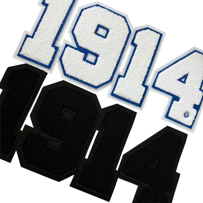 Iron on 1914 Sigma Fraternity Chneille Patch Sets