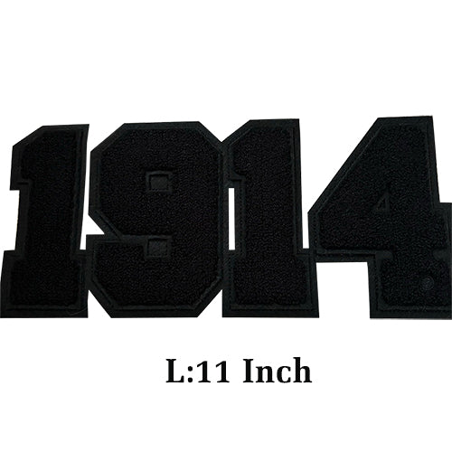 Iron on 1914 Sigma Fraternity Chneille Patch Sets