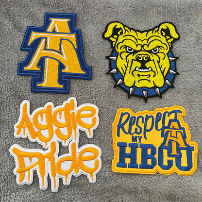 Iron On North Carolina A&T HBCU Embroidery Patch