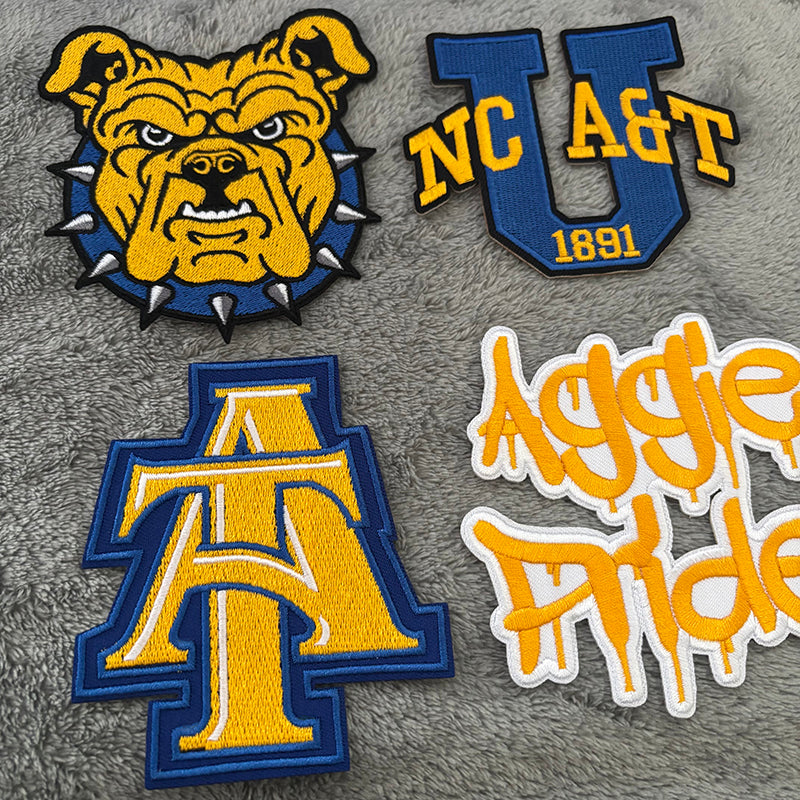 Iron On North Carolina A&T HBCU Embroidery Patch