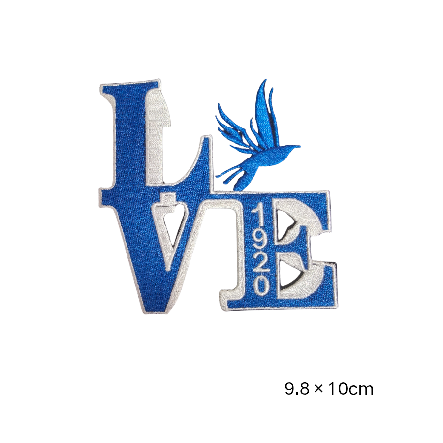 Zeta Phi Beta Embroidered Iron On Patches