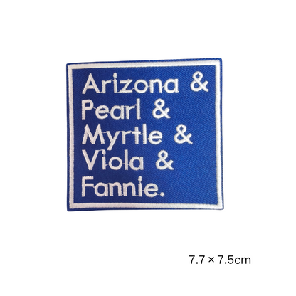 Zeta Phi Beta Embroidered Iron On Patches