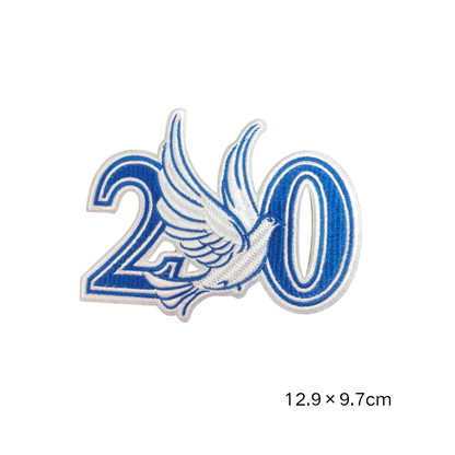 9Pcs Zeta Phi Beta Themed Embroidery Patches
