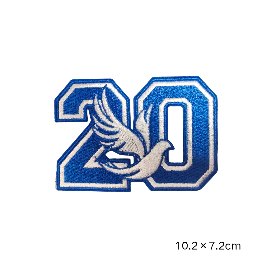 9Pcs Zeta Phi Beta Themed Embroidery Patches