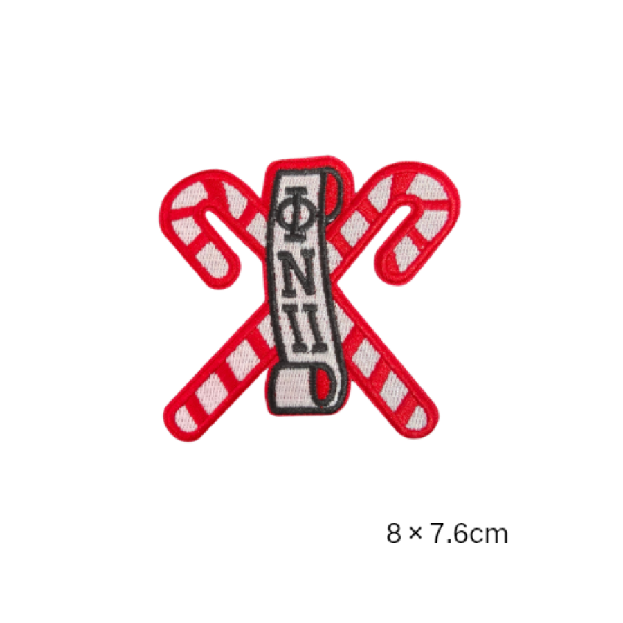 Fraternity Shield Embroidered Patches Set