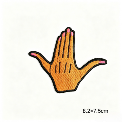 AKA Sorority 1908 Embroidered Iron On Patches Set