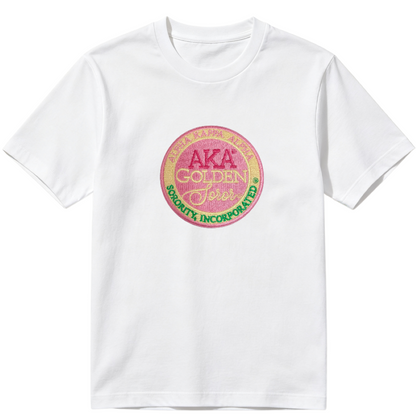 AKA 1908 Sorority Round Embroidered Patches Set