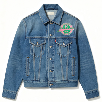 AKA 1908 Sorority Round Embroidered Patches Set
