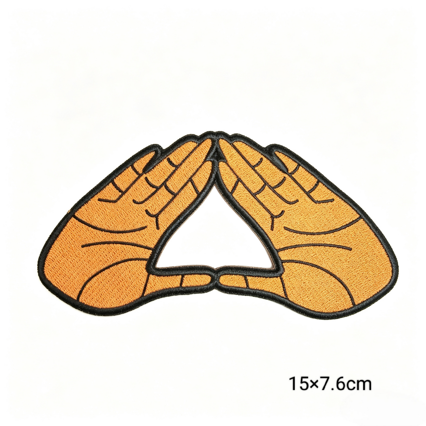 Delta Sigma Theta Hand Sign Chenille & Embroidered Iron On Patches