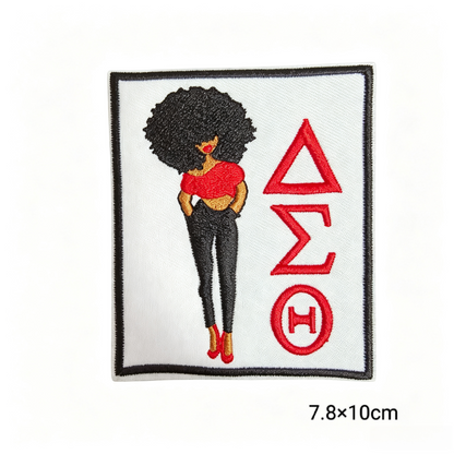 Delta Sigma Theta Sorority Iron On Patches