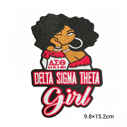 Delta Sigma Theta Sorority Iron On Patches
