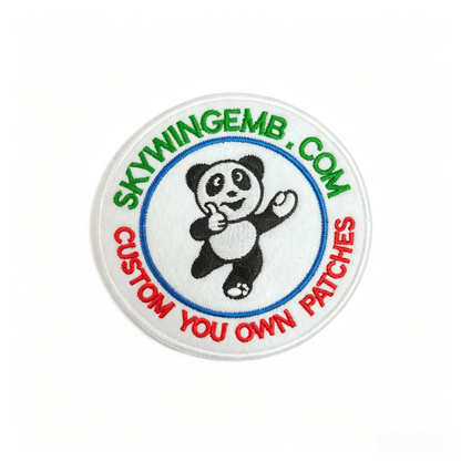 Custom Designer Clothing Embroidery Patches Animal Woven Eco-Friendly 3D LOGO Embroidered Iron-On Sew-On Clothing Patch
