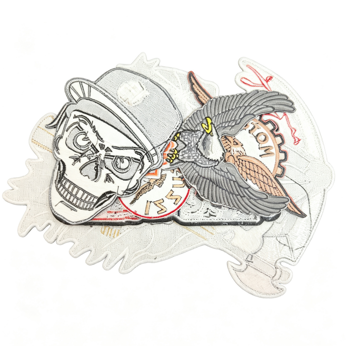 HD Motorcycle Iron On Patch
