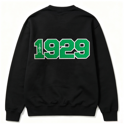 Iota Phi Lambda Sorority Green Chenille Patches Set