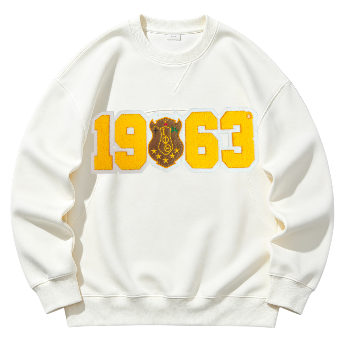 Iota Phi Theta 1963 fraternity Chenille Iron-On Patches Set