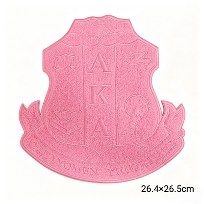 10.5 inch Greek AKA Sorority Embroidered shield Patches