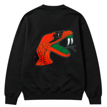 FAMU 1887 Legacy Rattler Chenille Embroidered Patches Florida A&M University HBCU Iron on Patches