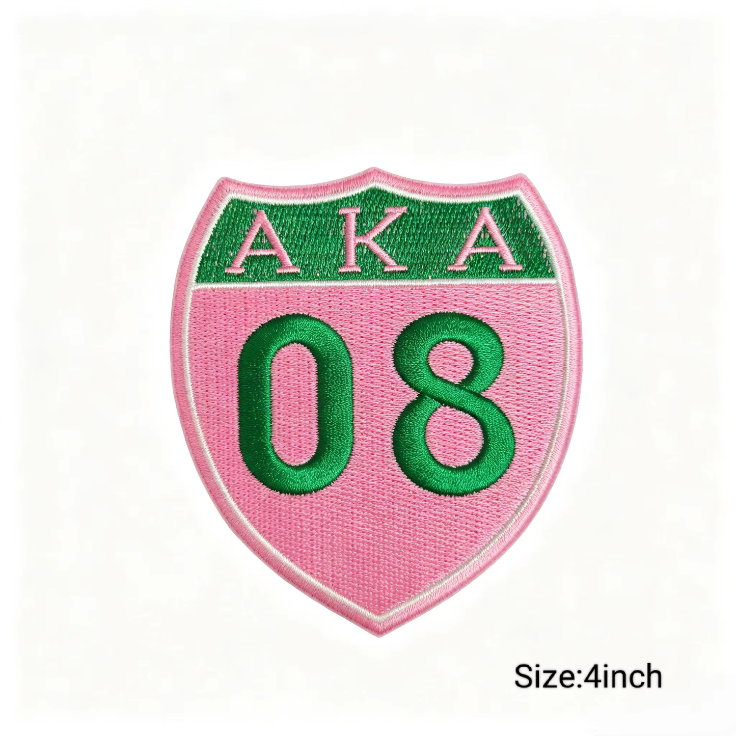 Small Size Sorority AKA Ivy Pearl Embroidery Design Patches
