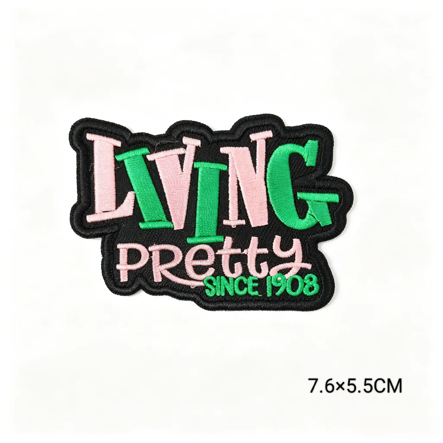 Small Size Sorority AKA Ivy Pearl Embroidery Design Patches