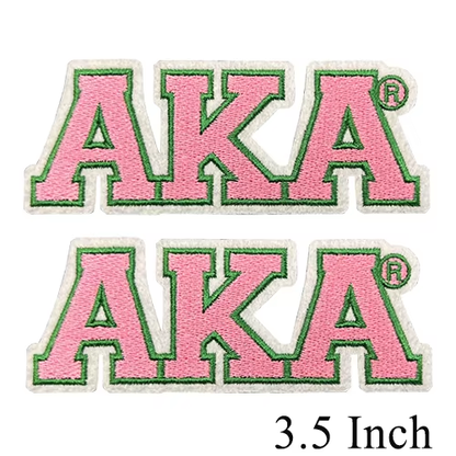 Small Size Sorority AKA Ivy Pearl Embroidery Design Patches