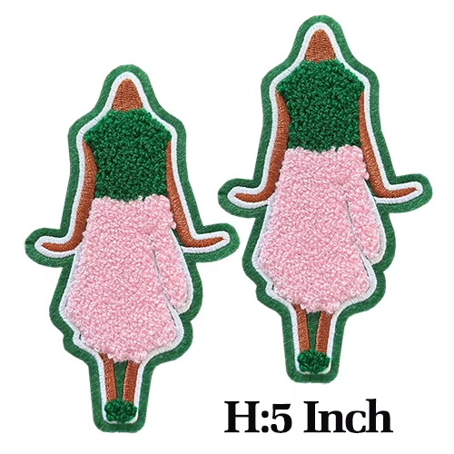 Small Size Sorority AKA Ivy Pearl Embroidery Design Patches
