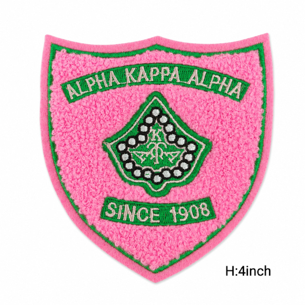 Small Size Sorority AKA Ivy Pearl Embroidery Design Patches