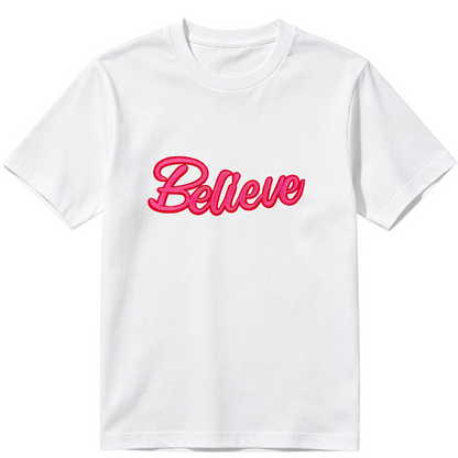 Hot Pink/Black Trendy Letter Embroidery Iron-on Patches Various Inspirational Slogan & Letters