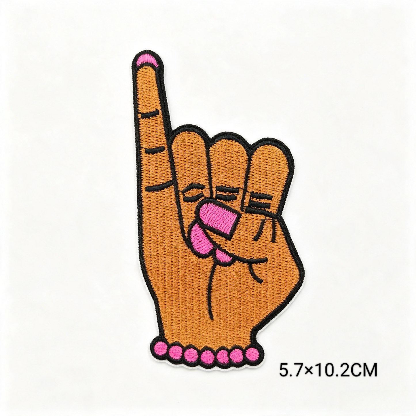 New Hot Selling Greek Sorority Pink Green Embroidered Patch 1908 Pretty Soror