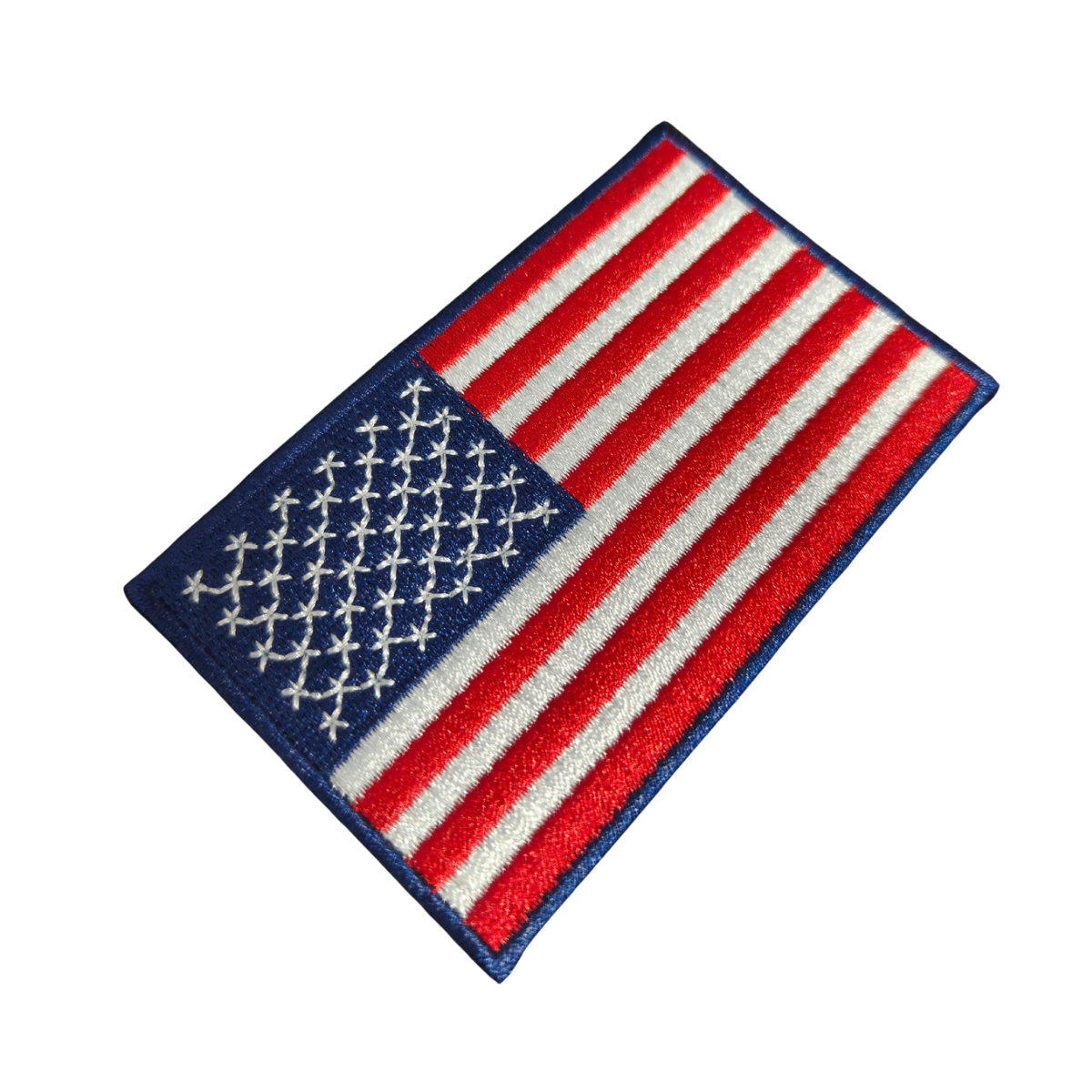 American Flag Embroidery Patch Iron On USA National Flag Sew On Applique For Clothes
