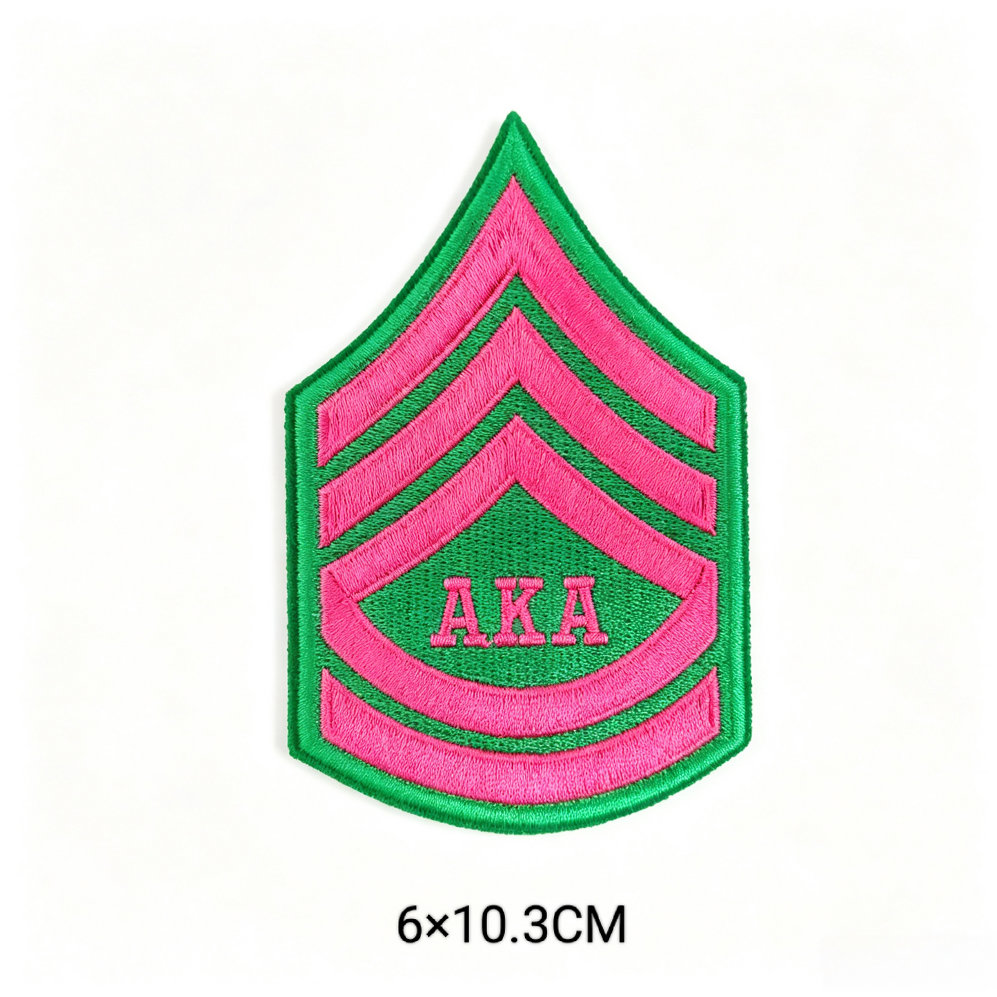Greek Sorority Fraternity Chevron Embroidery Patches Iron On Sew On Badge