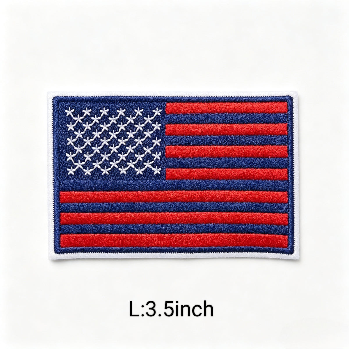 American Flag Embroidery Patch Iron On USA National Flag Sew On Applique For Clothes