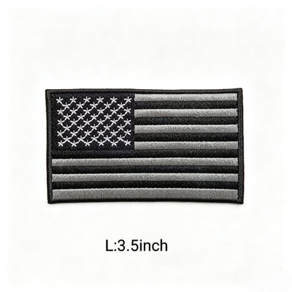 American Flag Embroidery Patch Iron On USA National Flag Sew On Applique For Clothes