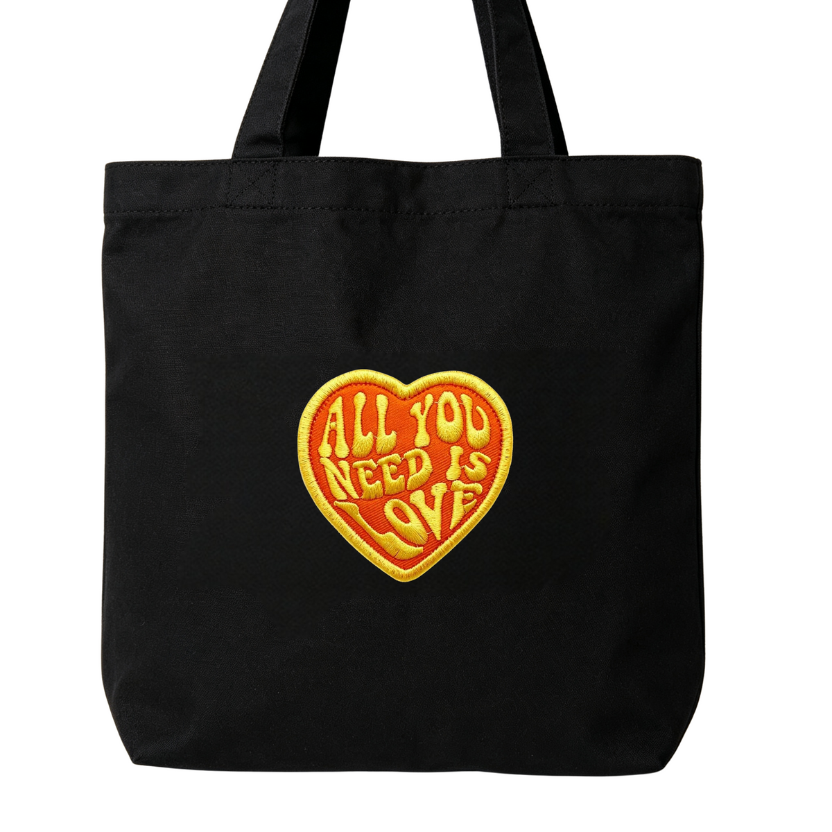 Heart Embroidered Patch ALL YOU NEED IS LOVE Iron On Patches