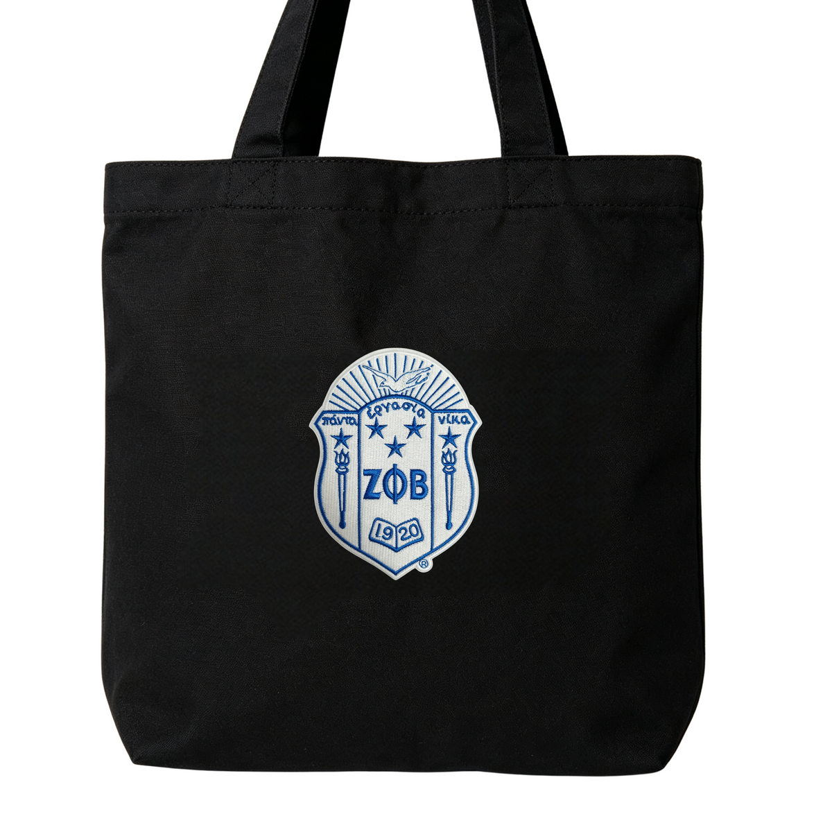 Zeta Phi Beta Shield Crest Embroidered Iron On Patch