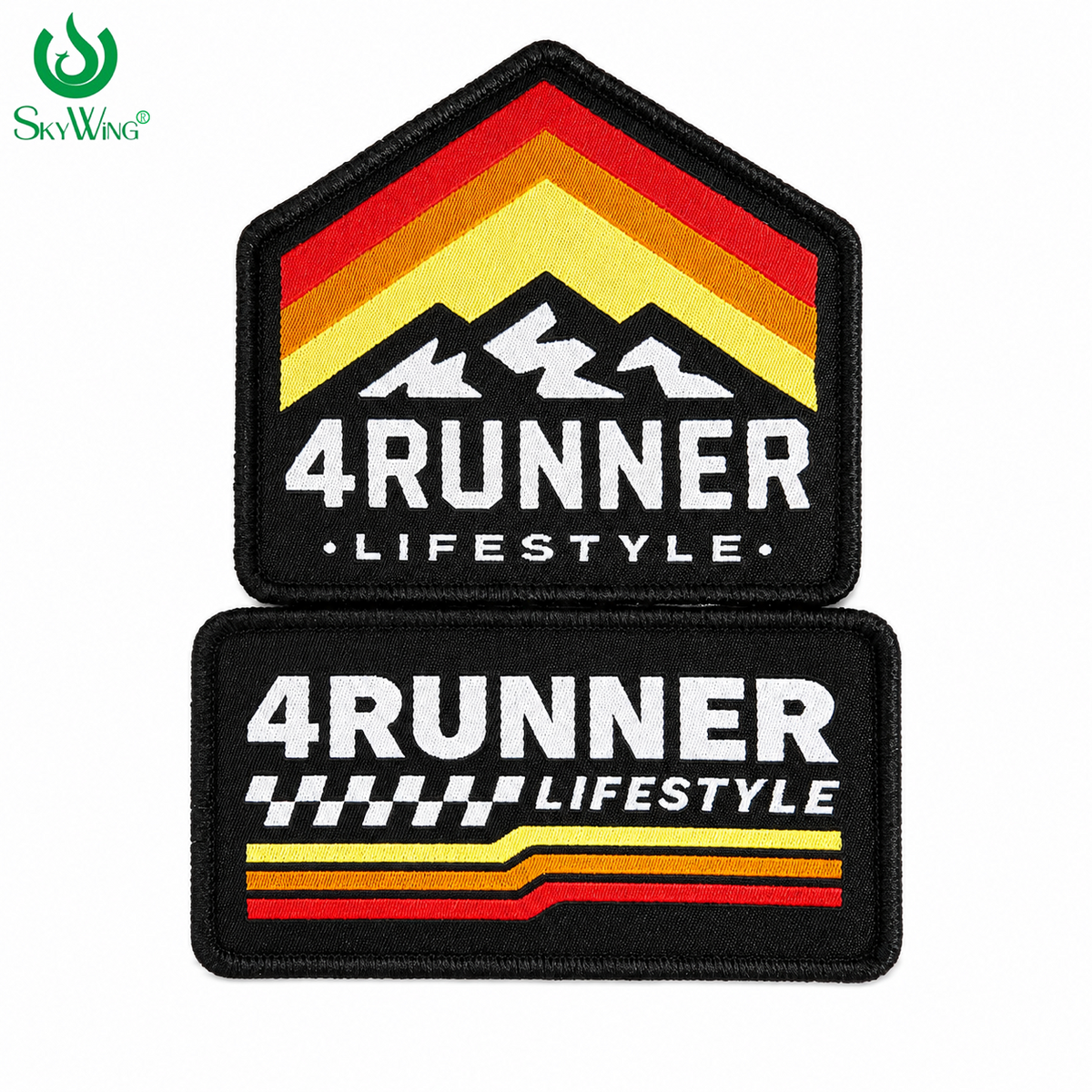 4Runner Lifestyle Offroad Embroidered Patch Hook & Loop Mountain Racing Badge DIY
