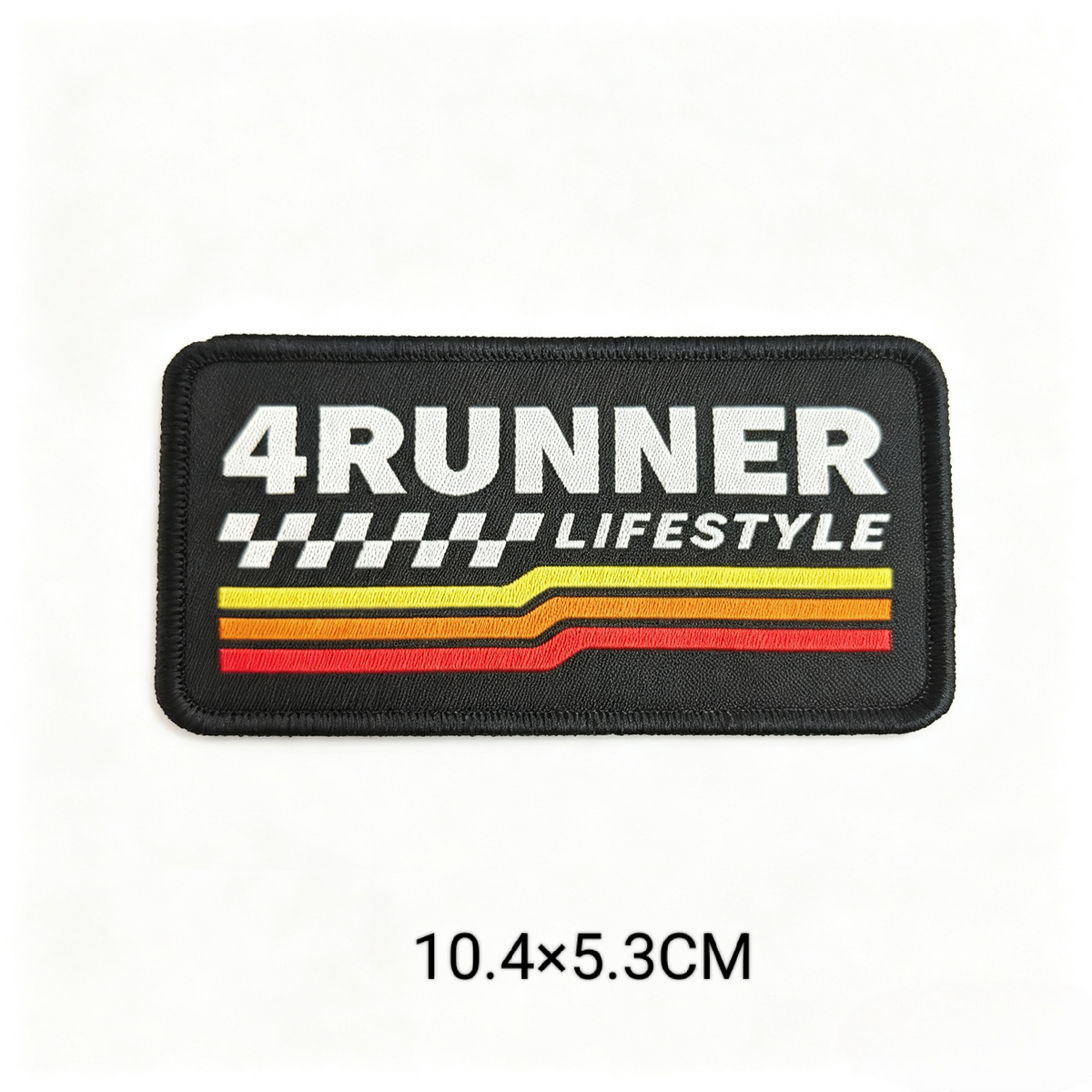 4Runner Lifestyle Offroad Embroidered Patch Hook & Loop Mountain Racing Badge DIY
