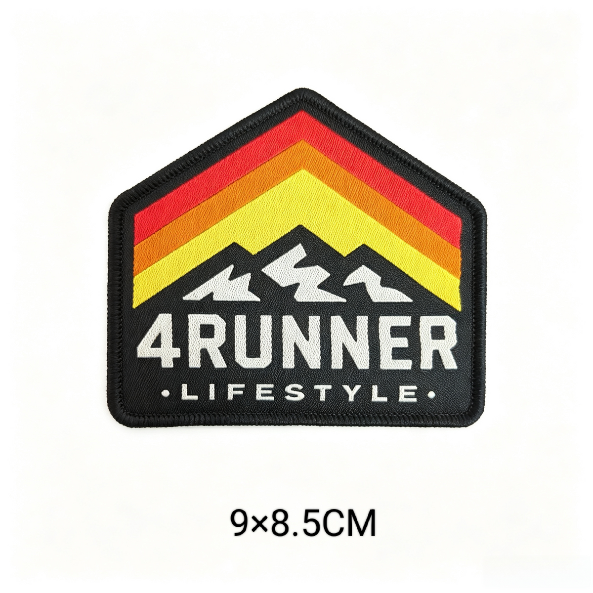 4Runner Lifestyle Offroad Embroidered Patch Hook & Loop Mountain Racing Badge DIY