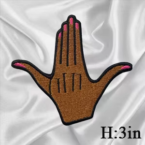 2Pcs Small Size AKA Alpha Kappa Alpha Sorority Pearl Ivy Shield Embroidered