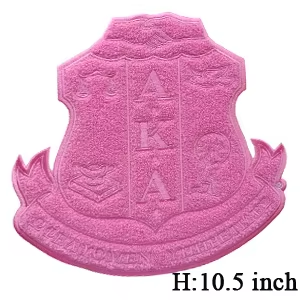 Chenille Shield Patch Set Alpha Kappa Alpha Sorority Iron on Patch